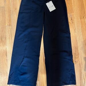 Wide-Leg Black Pants